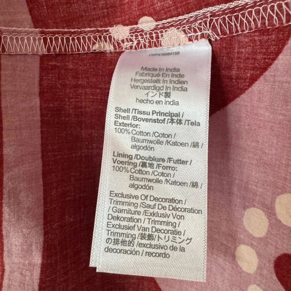Madewell Pink & Dark Pink Floral Smocked Mini Dress - Picture 6 of 11